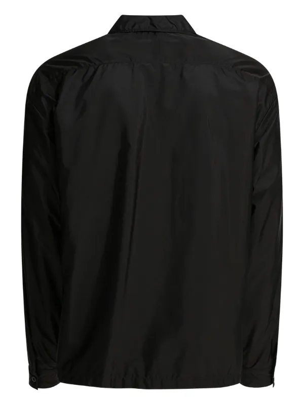 Prada triangle-logo Jacket | Black | FARFETCH
