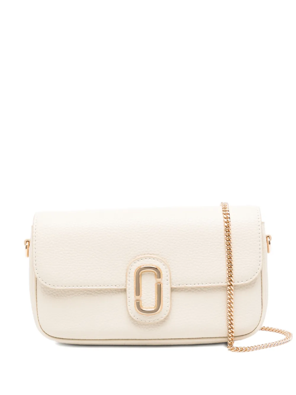 Marc Jacobs logo-plaque chain-strap mini bag - Toni neutri