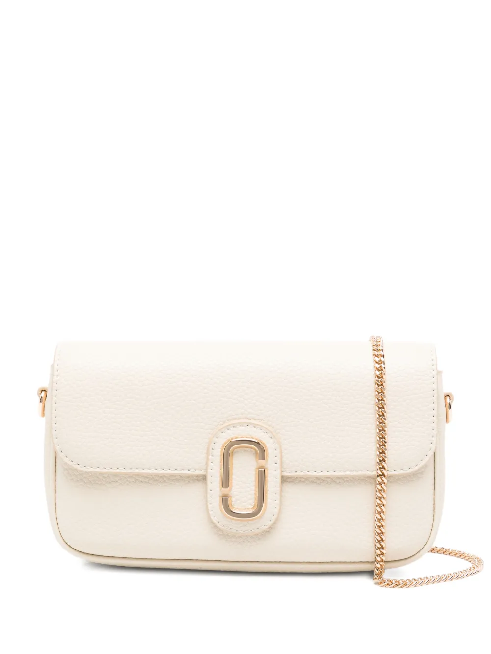 Marc Jacobs logo-plaque chain-strap mini bag - Toni neutri
