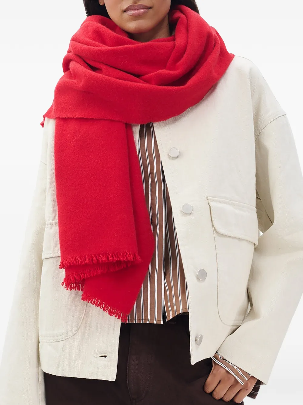 Mila Fringed Scarf