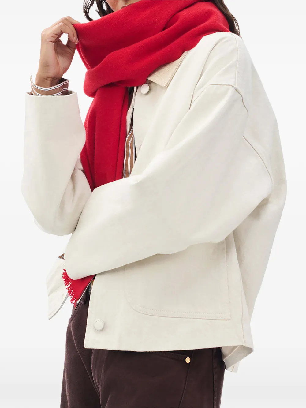 Mila Fringed Scarf