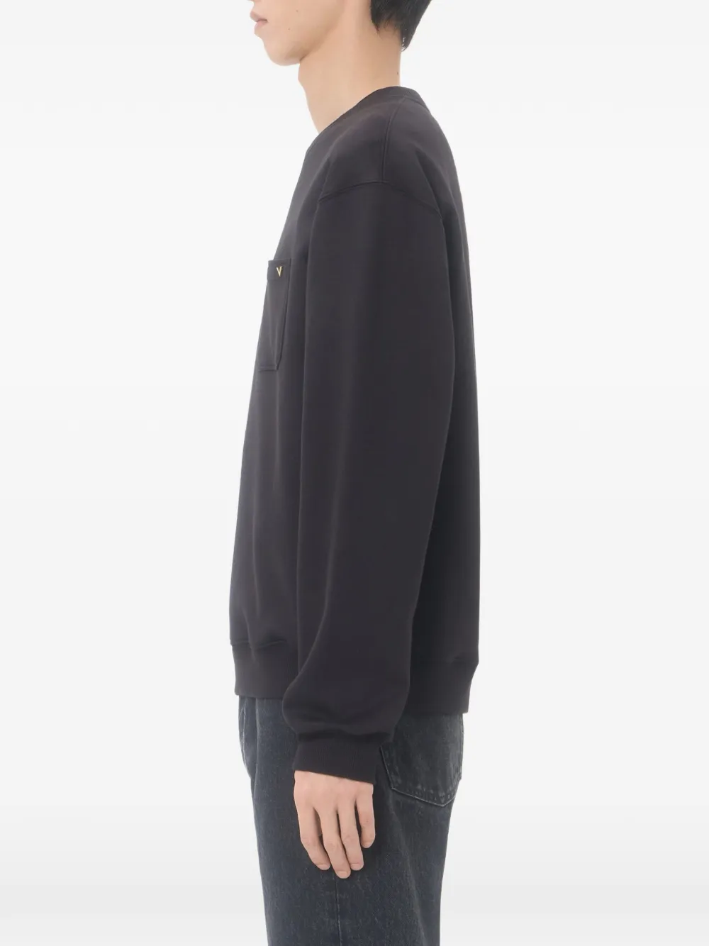 Valentino Garavani Katoenen sweater Zwart
