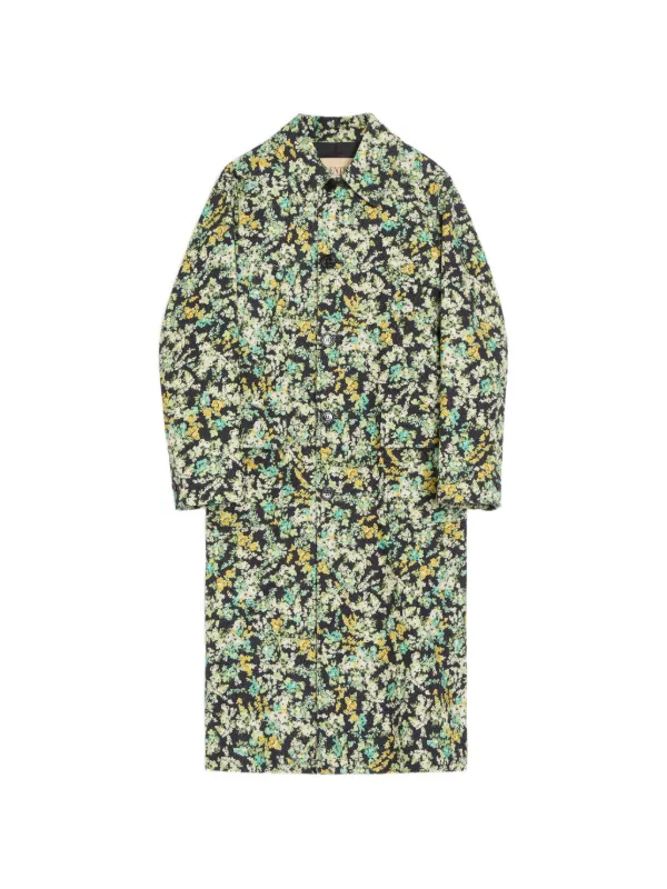 Valentino Garavani Papier Floral コットンドリル シングルコート