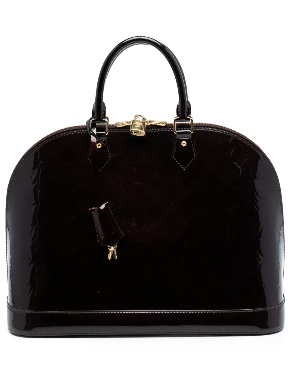 Louis Vuitton Pre-Owned 2013 Monogram Vernis Alma GM handbag - Viola