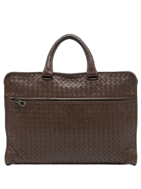 Bottega Veneta Pre-Owned 2012-2025 ナッパ イントレチャート ビジネスバッグ