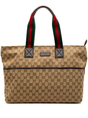 Gucci Pre-Owned GGパターン ハンドバッグ | ニュートラル | FARFETCH JP