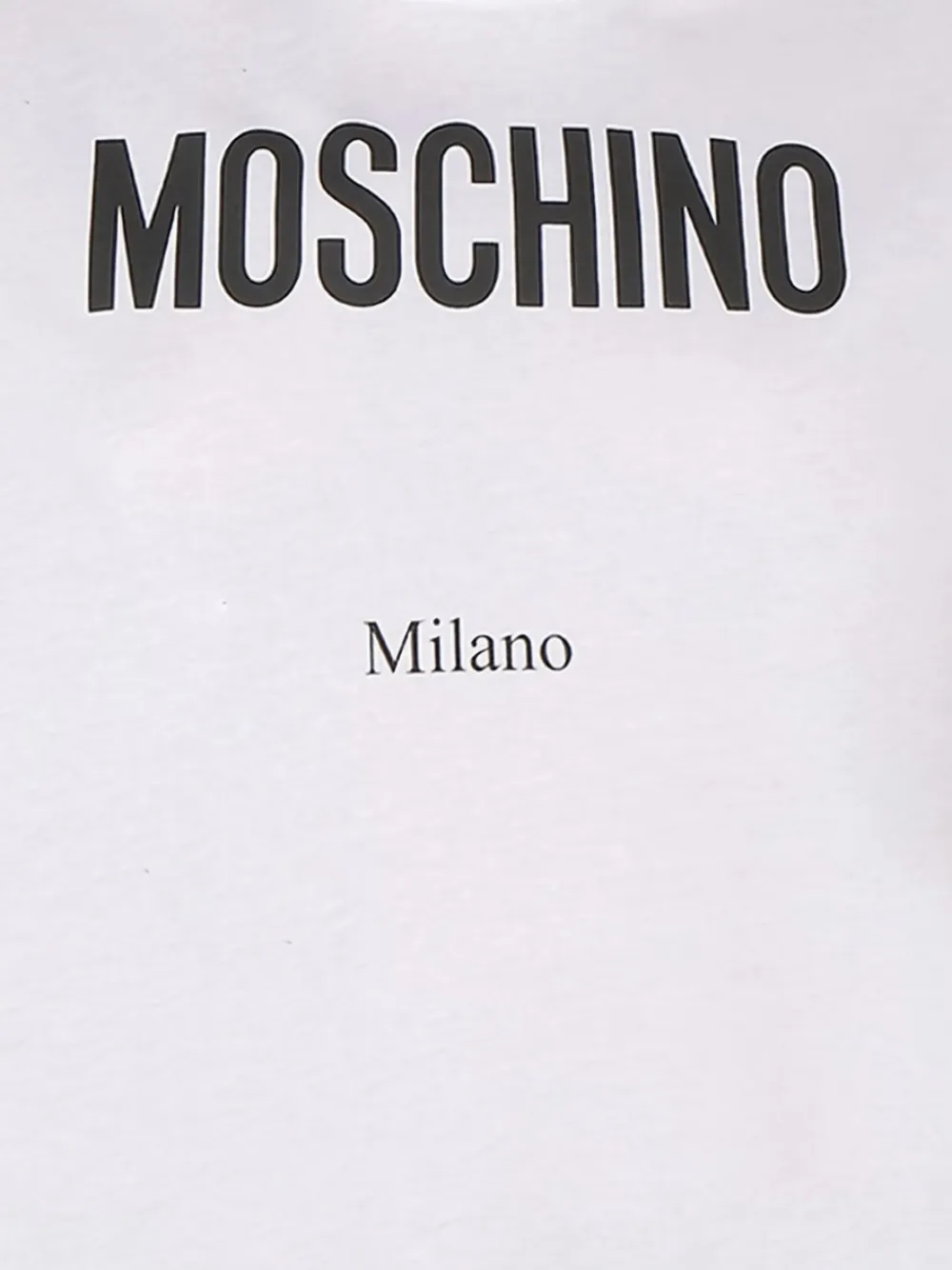 Moschino T-shirt met logoprint Wit