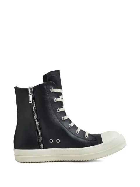 Rick Owens высокие кеды с молнией