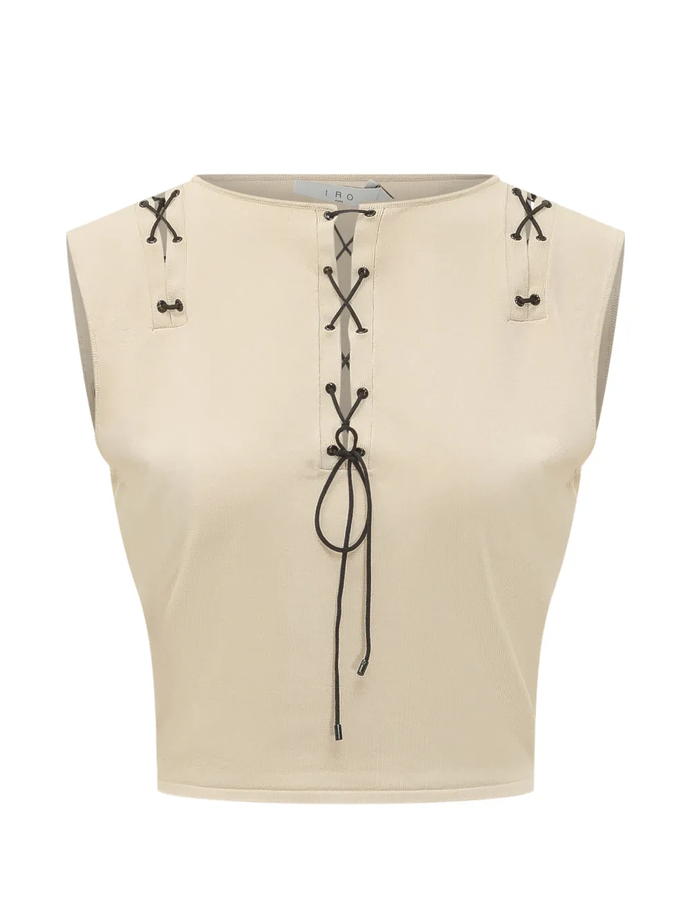IRO lace-up top - Toni neutri