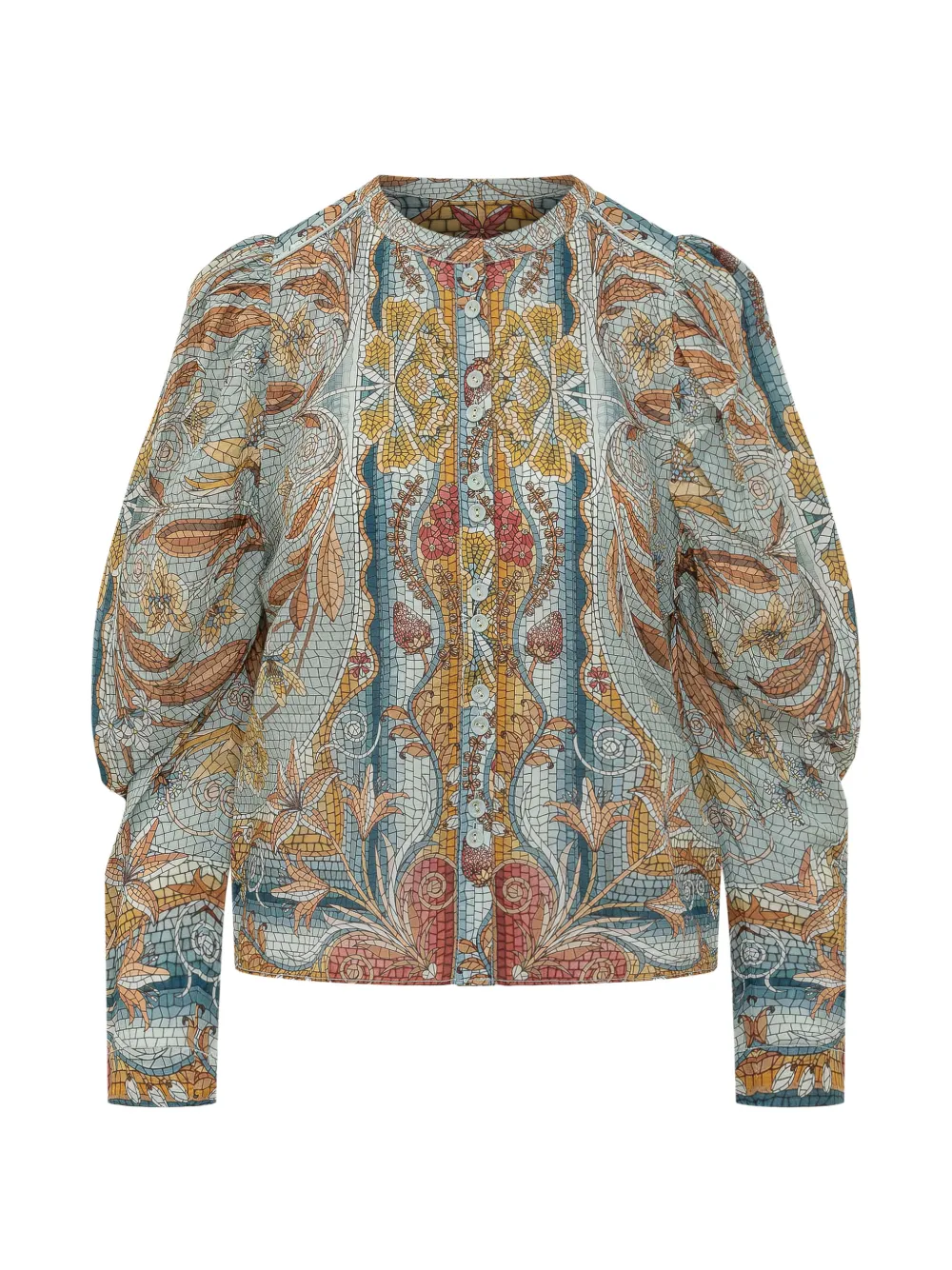 FARM Rio Mosaic Garden blouse - Blu