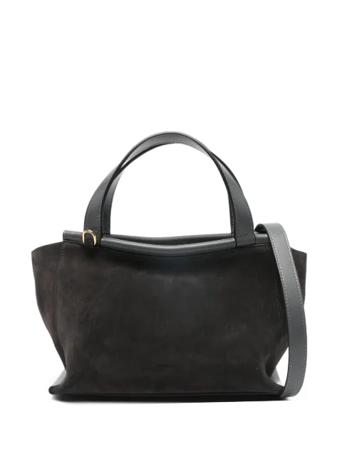 Wandler Ida suede top handle tote bag