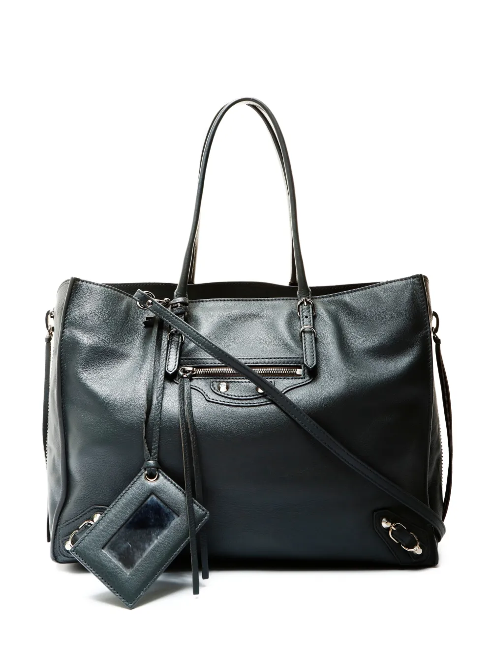 Balenciaga Pre-Owned 2000-2020 Paper leather tote bag - Grigio