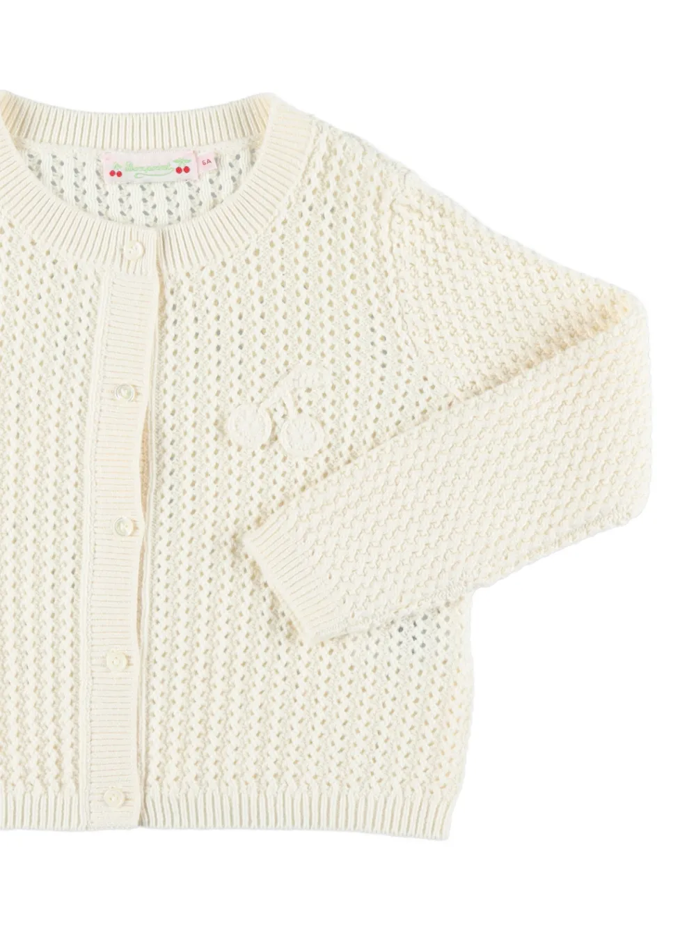 Bonpoint Vest met applicatie Beige