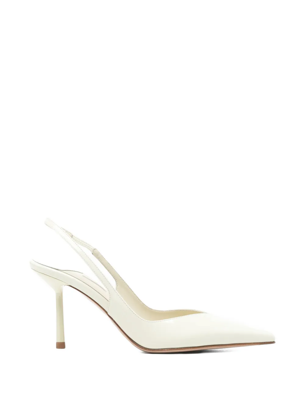 Le Silla Chanel Vivienne pointed-toe slingback pumps Groen