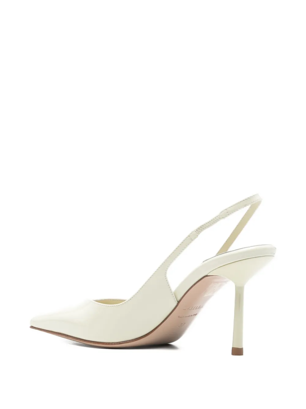 Le Silla Chanel Vivienne pointed-toe slingback pumps Groen
