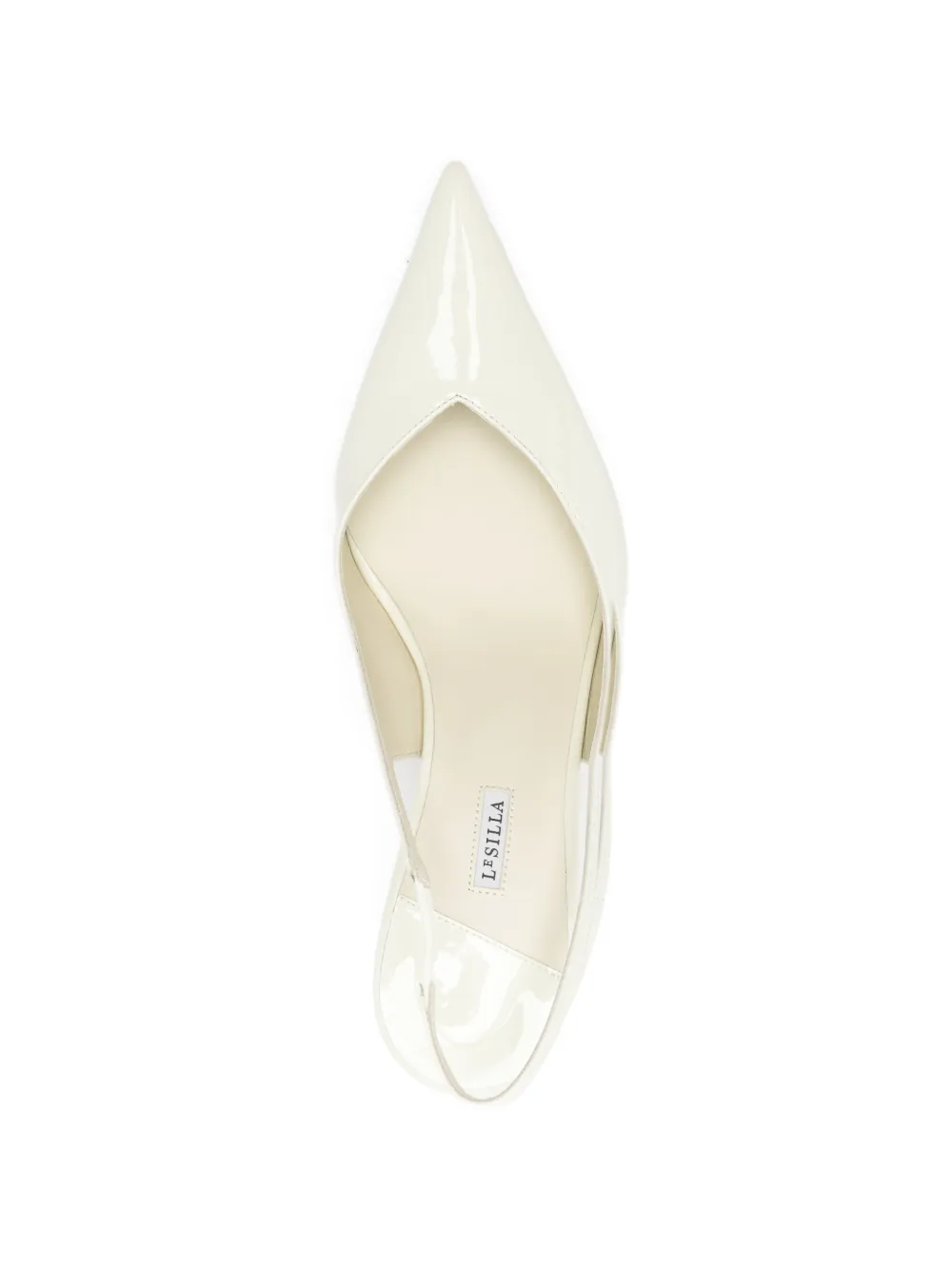 Le Silla Chanel Vivienne pointed-toe slingback pumps Groen