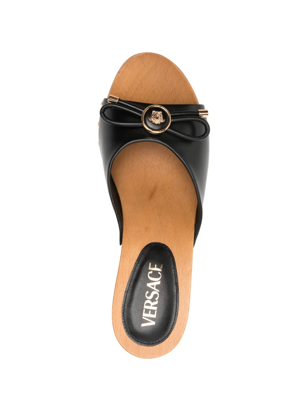 Versace Medusa sandalen met studs Zwart