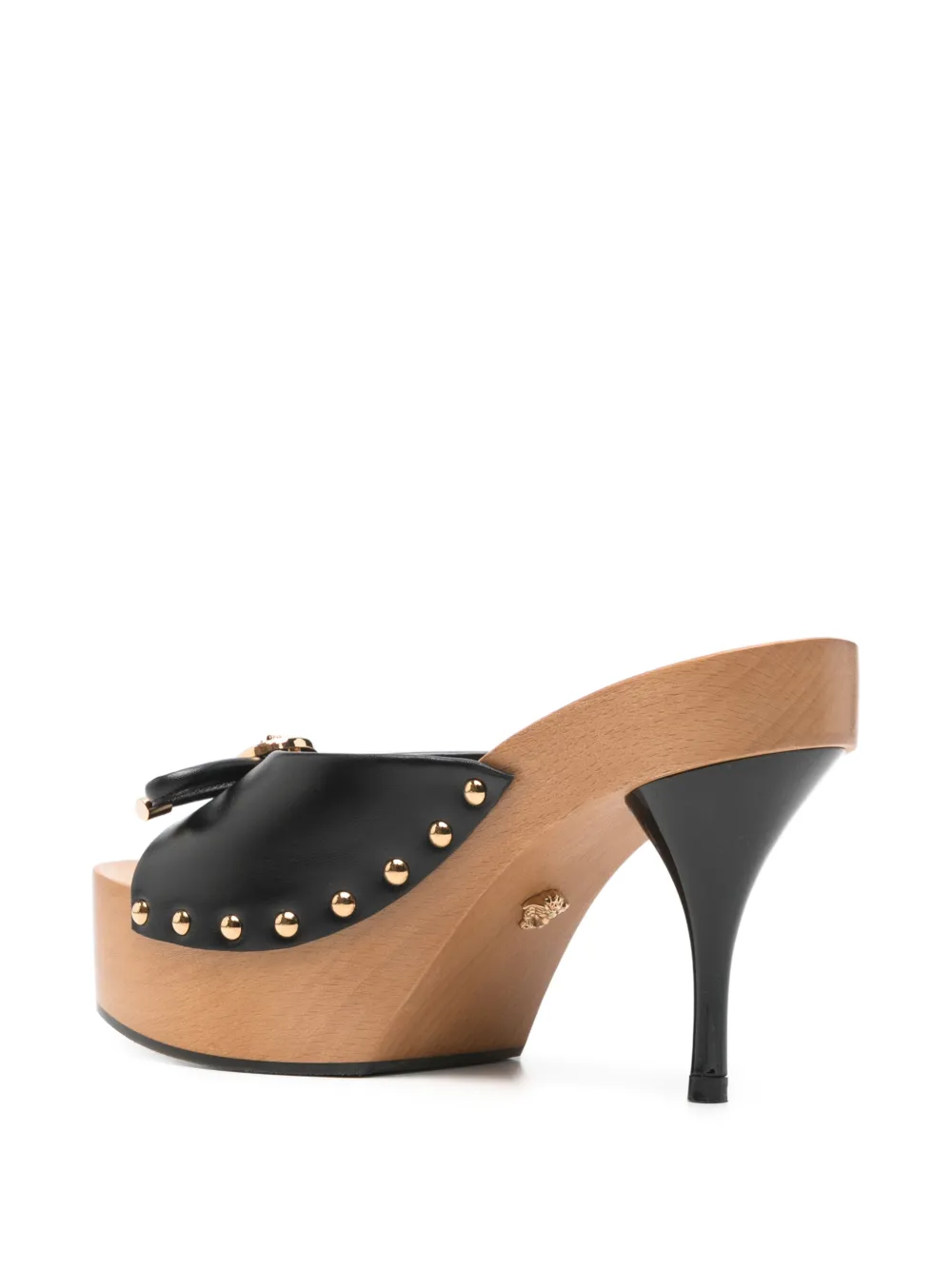 Versace Medusa sandalen met studs Zwart