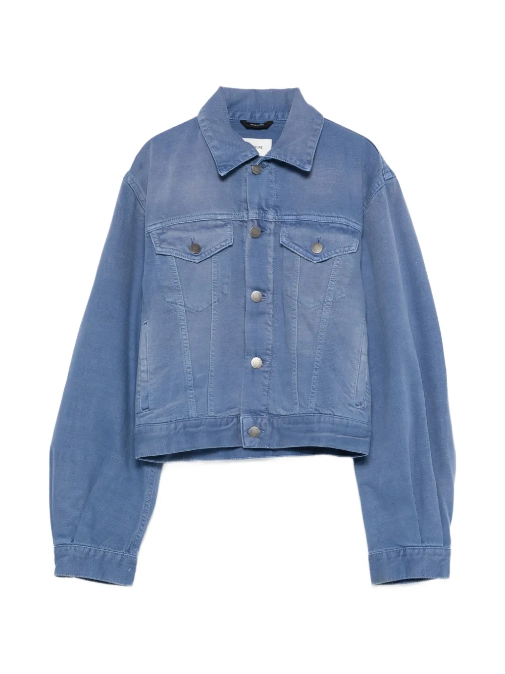 Haikure button denim jacket - Blau