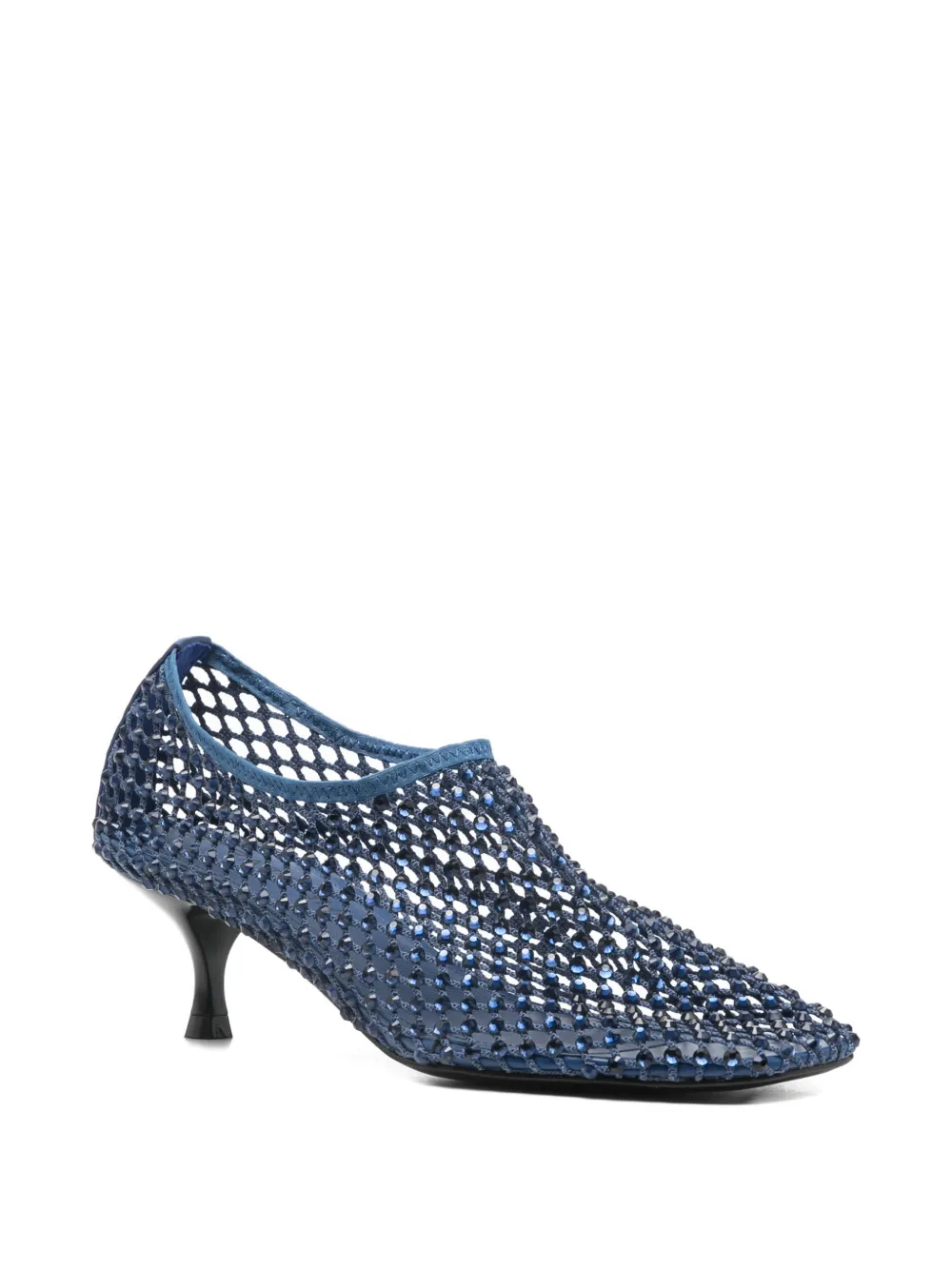 strategia shoes Verfraaide geweven pumps Blauw