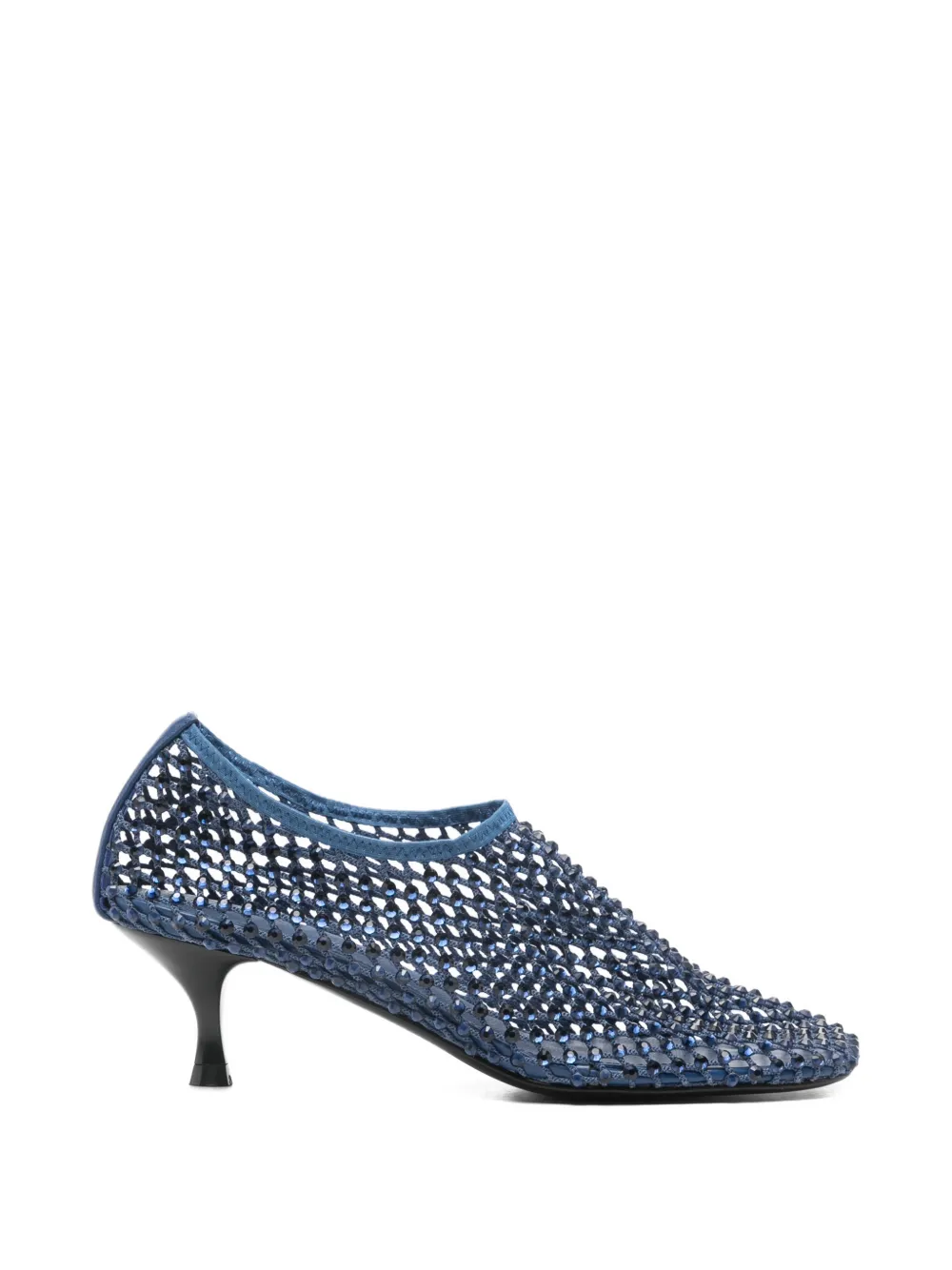 strategia shoes embellished woven pumps - Blu