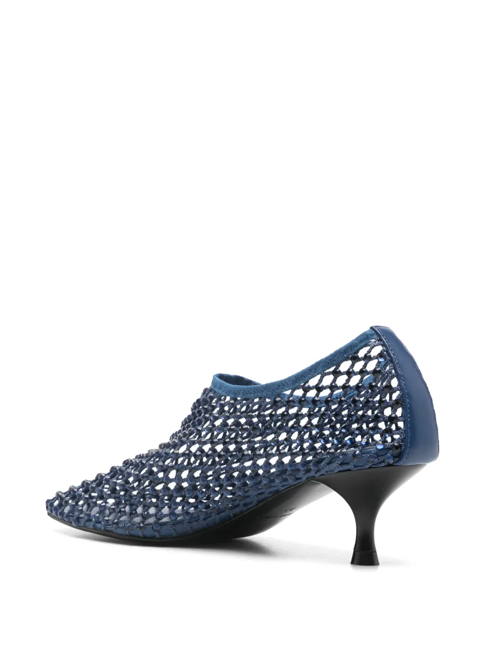 strategia shoes Verfraaide geweven pumps Blauw