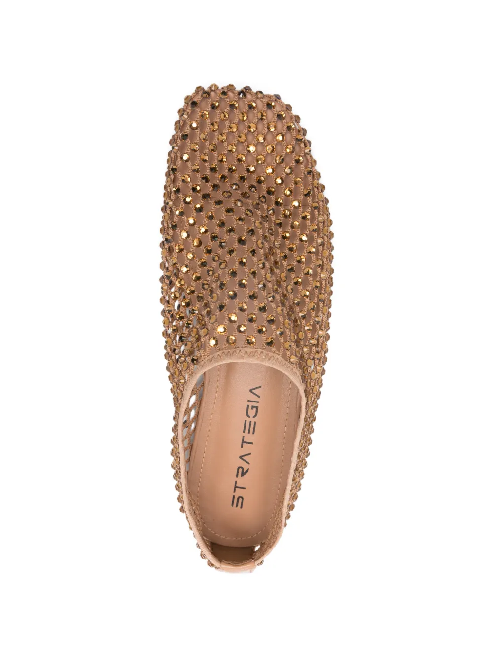 strategia shoes Pumps met vierkante neus Beige