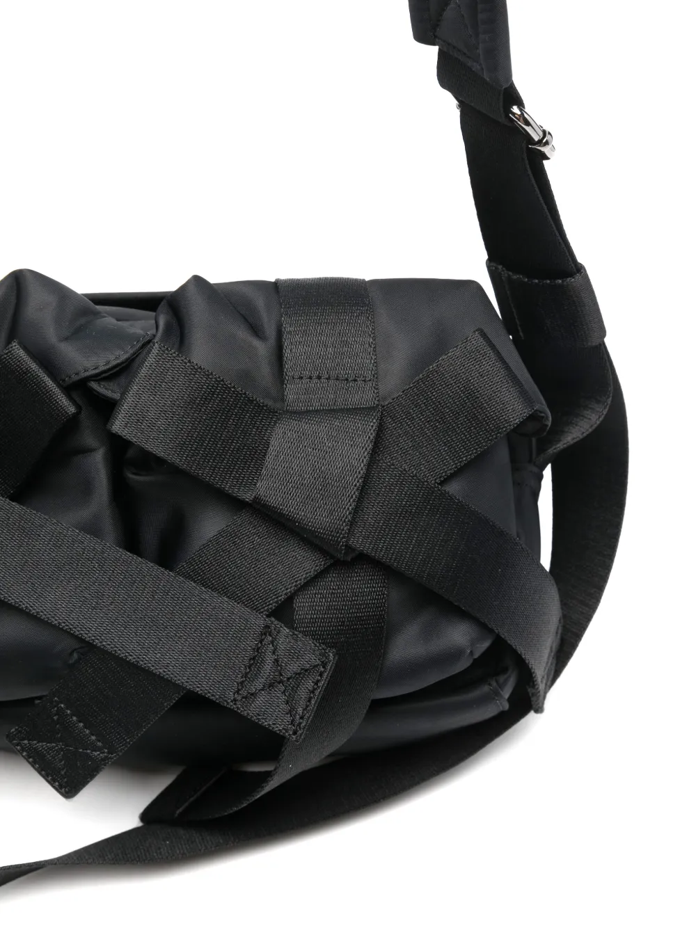 Simone Rocha Geweven crossbodytas Zwart