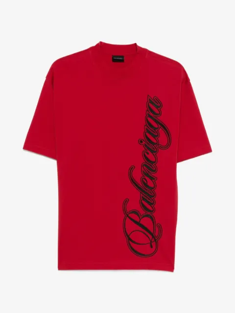 Balenciaga playera con logo estampado