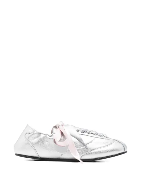 Repetto ribbon lace sneakers