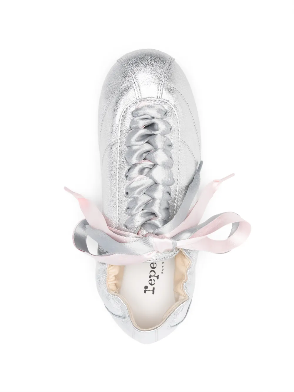 Repetto Sneakers met lint Zilver