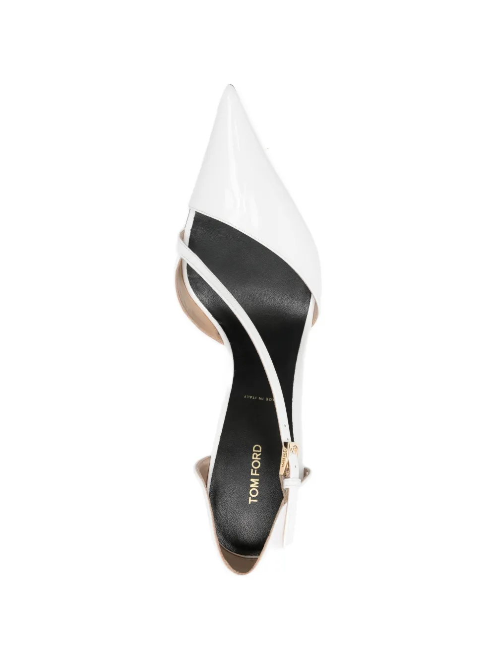 TOM FORD Pumps met gesp en hak Wit
