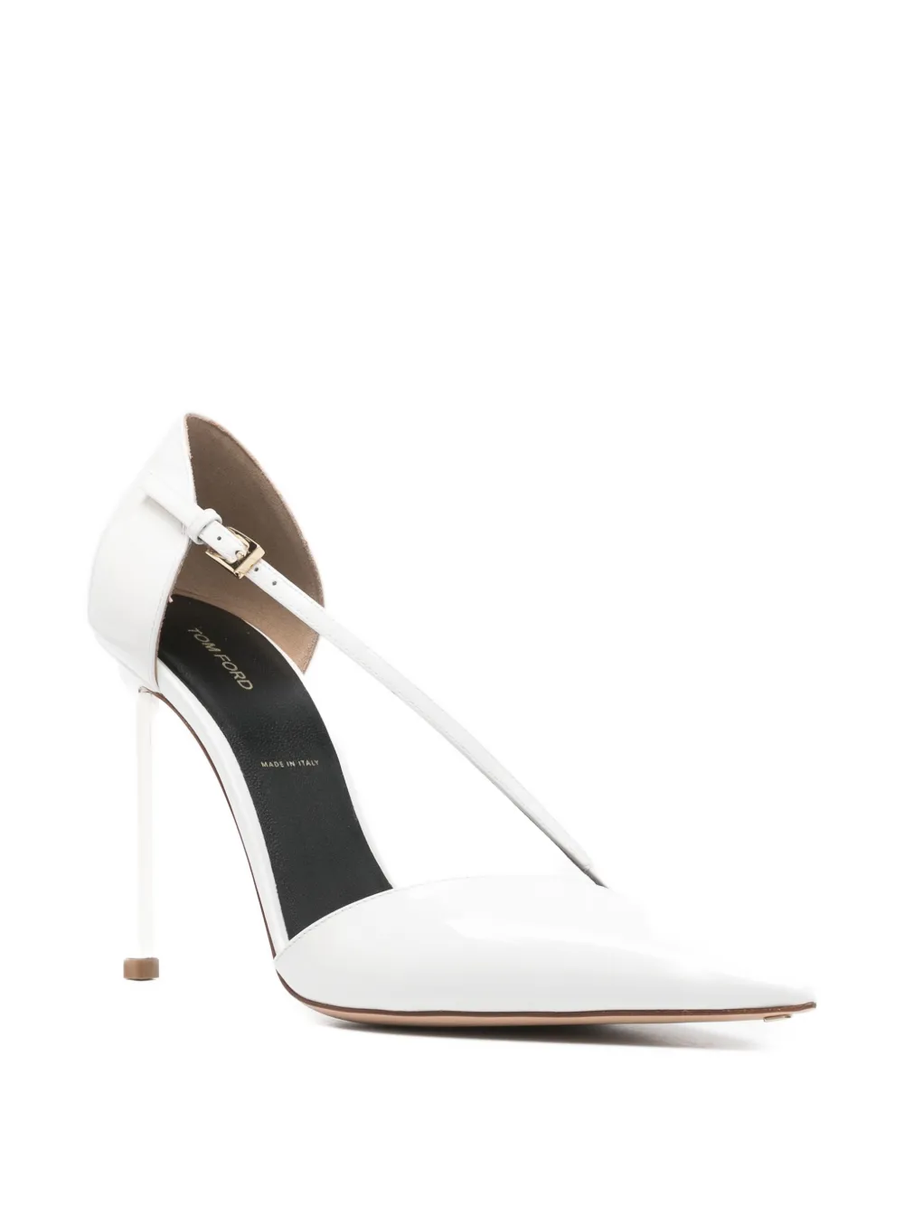 TOM FORD Pumps met gesp en hak Wit