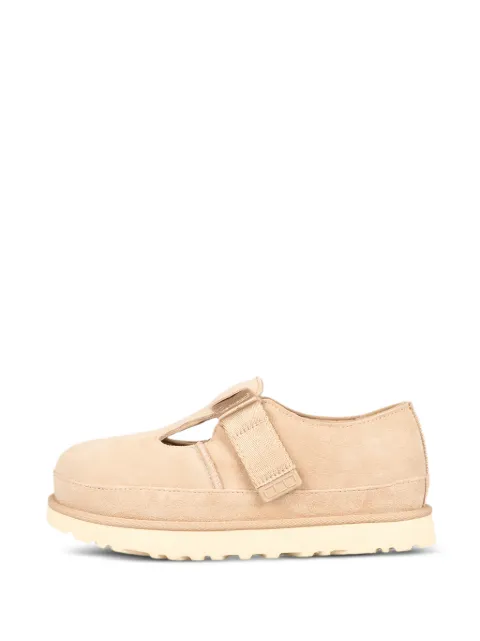 UGG 골든스타 스웨이드 발레리나 플랫 슈즈