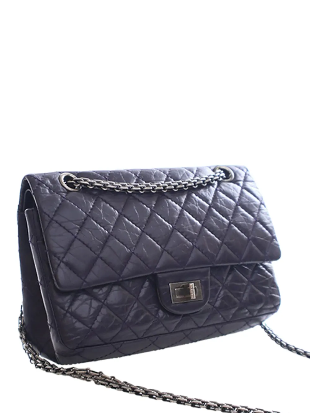 2012-2013 Quilted Aged Calfskin Reissue 2.55 Double Flap 225 Shoulder Bag