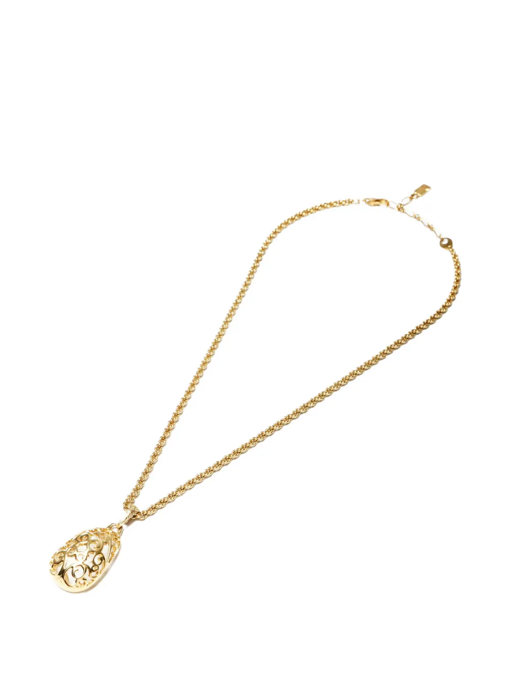 Saint Laurent Pre-Owned 1970-1980 pendant necklace - Oro