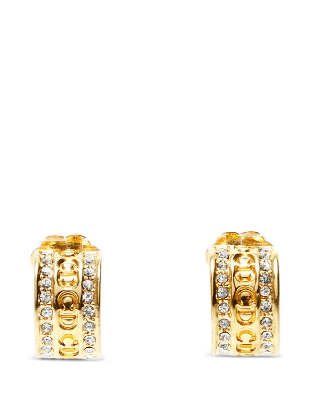 Christian Dior Pre-Owned 1970-1990 clip-on earrings - Oro