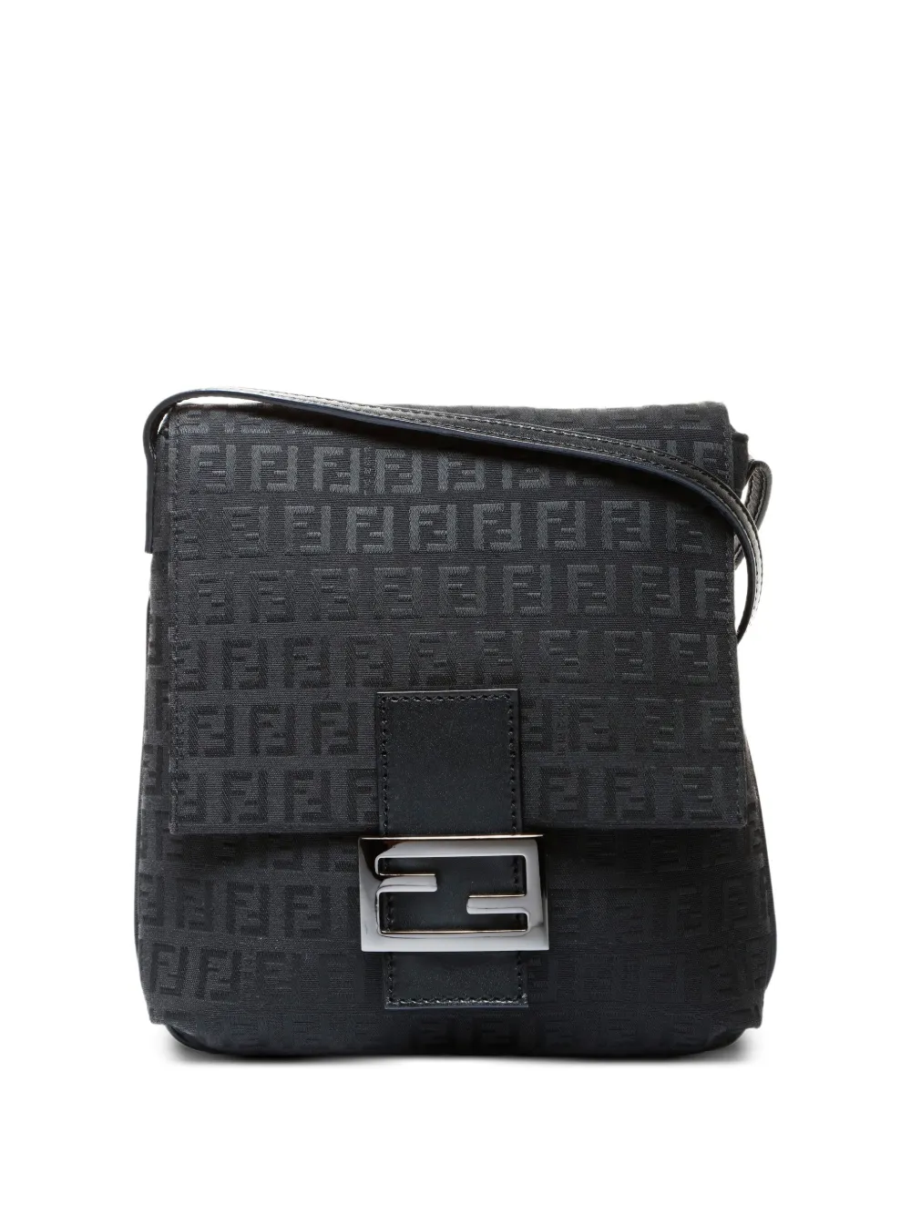 Fendi Pre-Owned 2000-2015 Zucca canvas cross body bag – Black