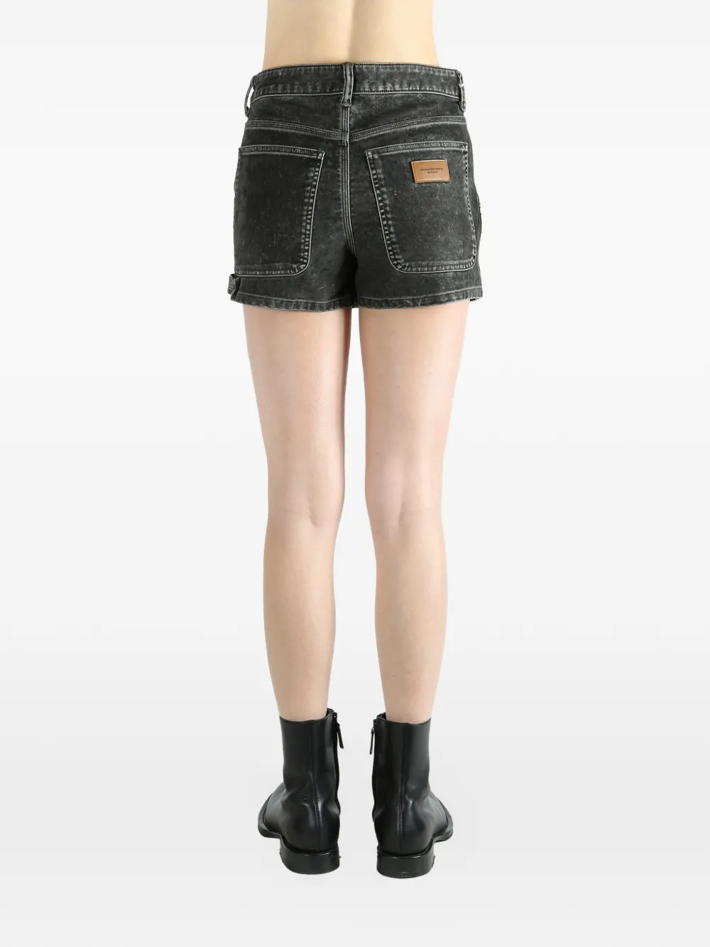 Alexander Wang Carpenter skort met gesmockt effect Grijs