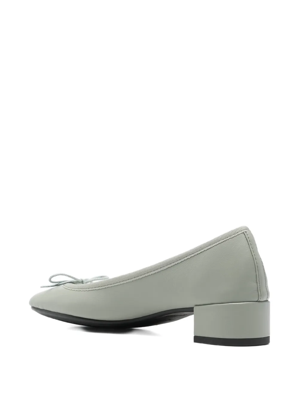 Repetto Camille pumps met lint Groen