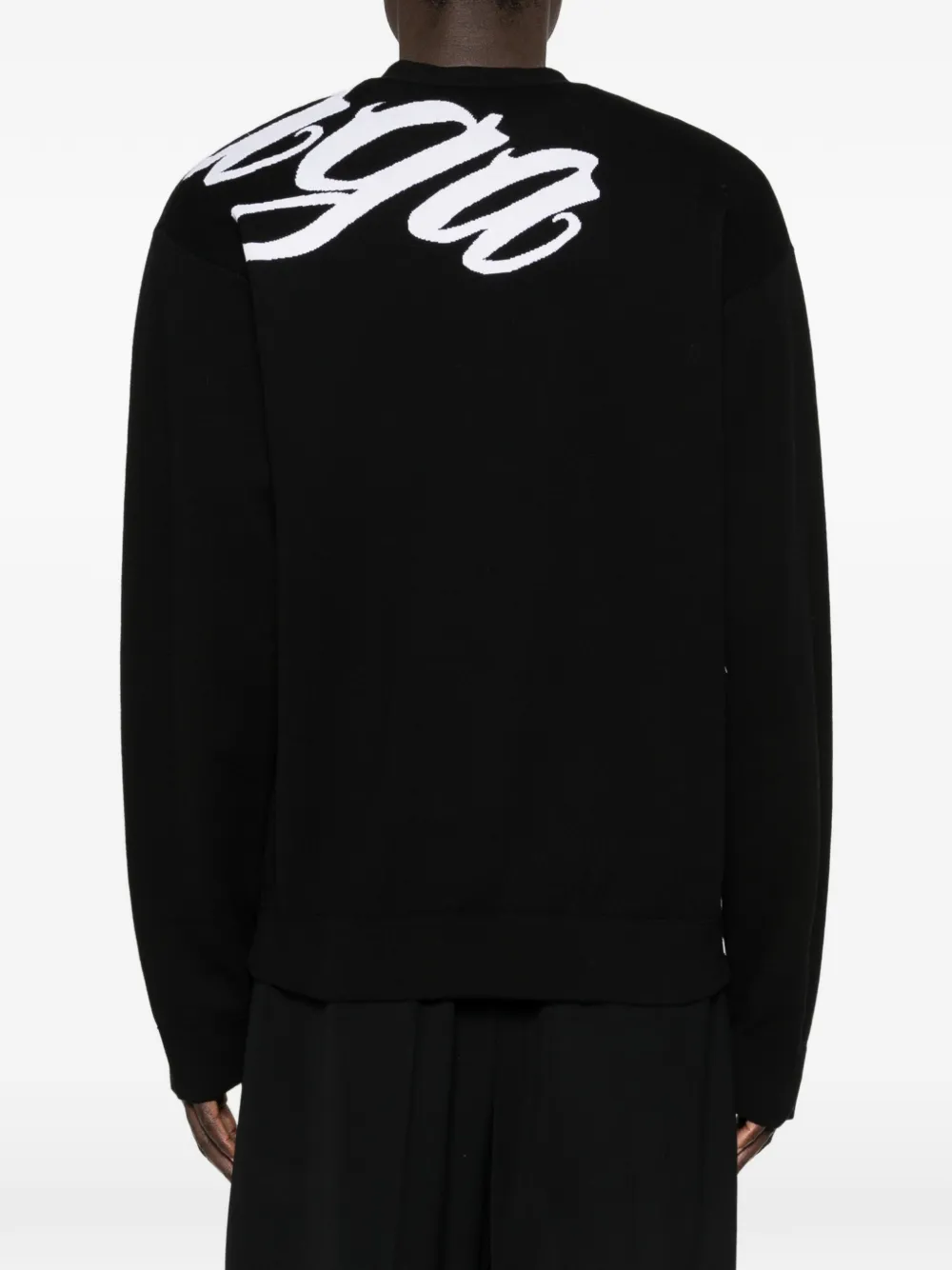 Balenciaga Vest met V-hals en logo Zwart