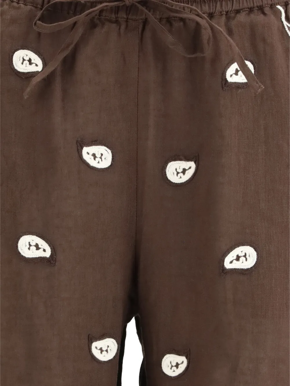 P.a.r.o.s.h. Drawstring-waistband Trousers - Brown 