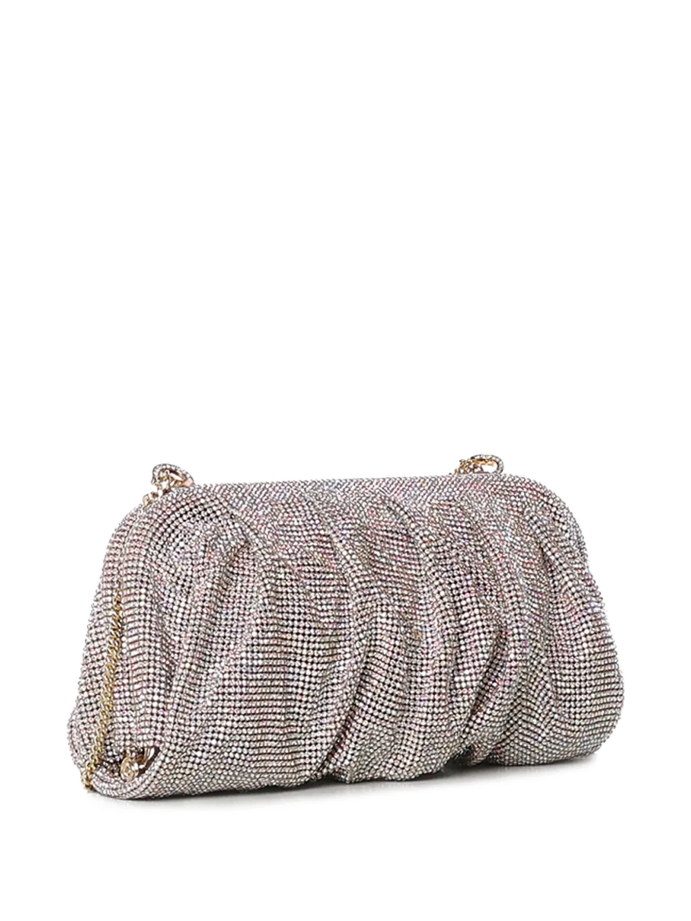 Benedetta Bruzziches Venus La Grande metalen schoudertas met mesh Zilver