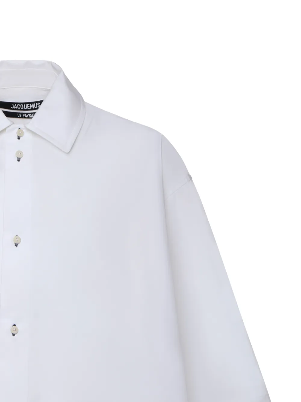  Jacquemus The Triangle Button-up Shirt - White 