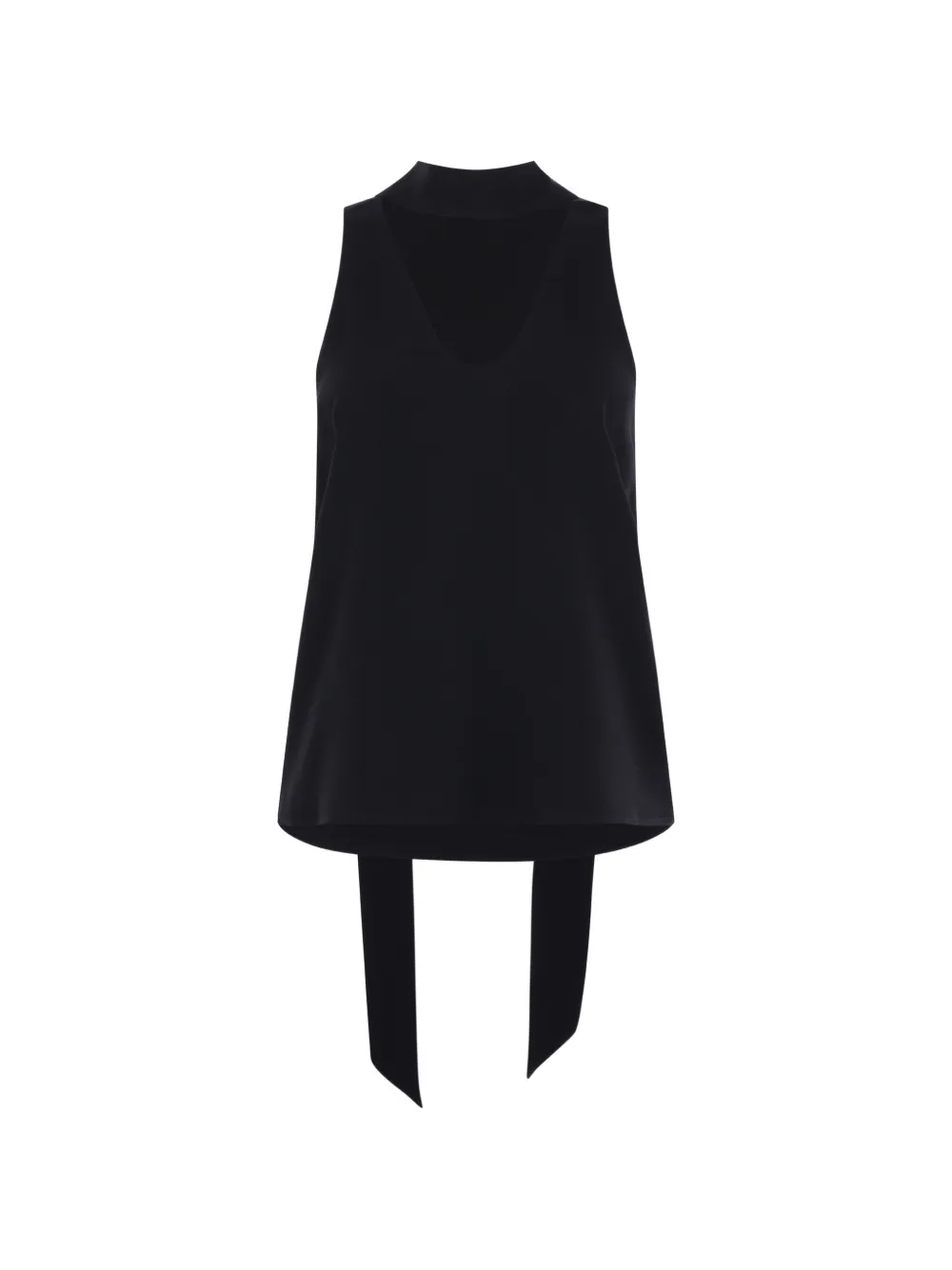 Raquel Diniz V-neck tie blouse - Nero