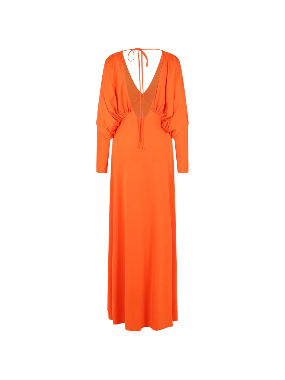 V-Neck Tie Maxi Dress