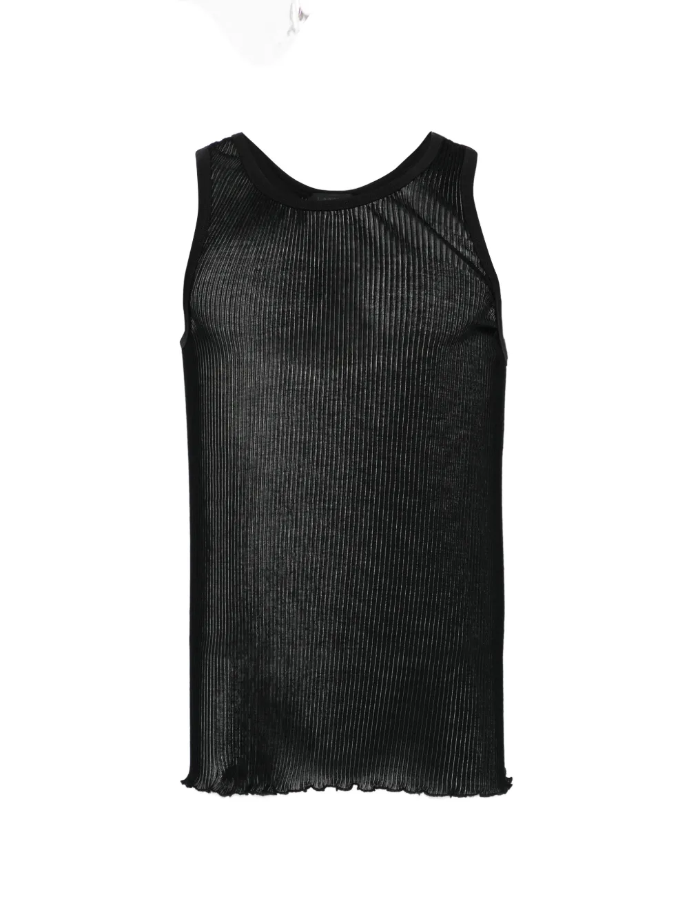 Lanvin ribbed tank top - Nero