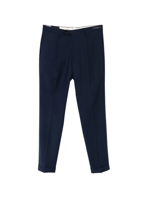 michael coal MC Frederick pleated turn-up trousers