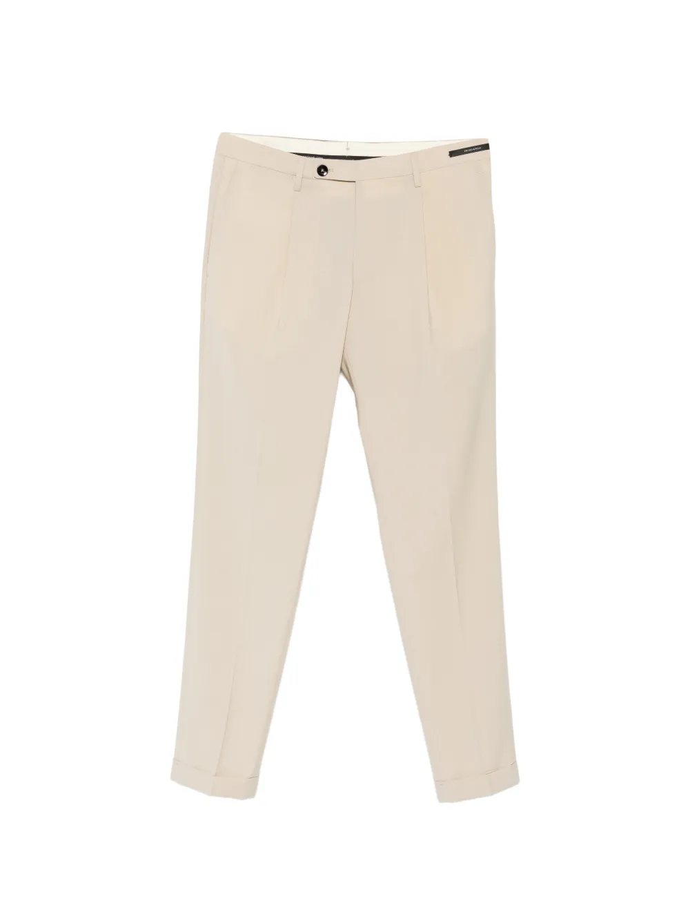 michael coal MC Frederick pleated turn-up trousers - Nude