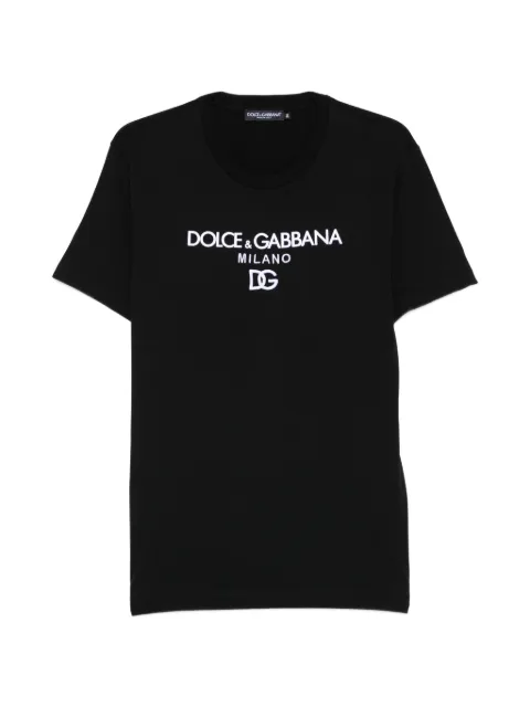 Dolce & Gabbana playera con logo bordado